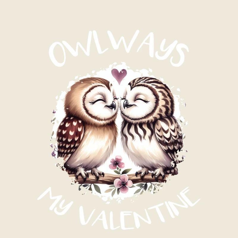 Hiboux mon hibou de la Saint-Valentin