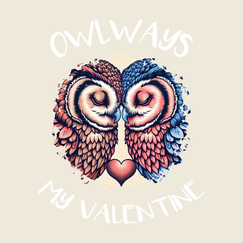 Hiboux mon hibou de la Saint-Valentin