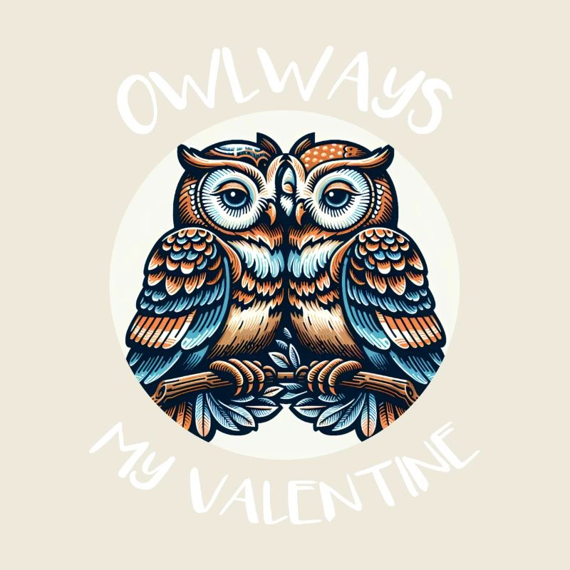 Hiboux mon hibou de la Saint-Valentin