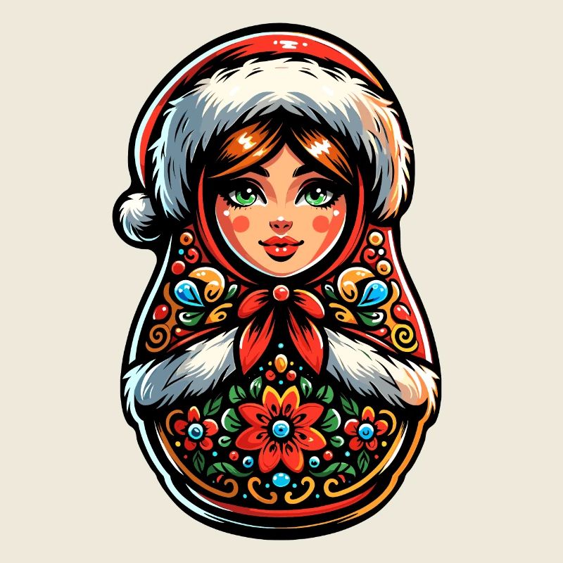 Matriochka russe Noël Russie