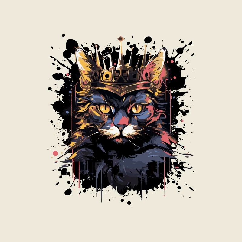 kater katze tier krone
