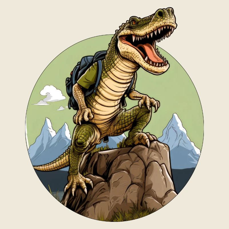 Crocodile Hiking / Mountaineering Crocodiles