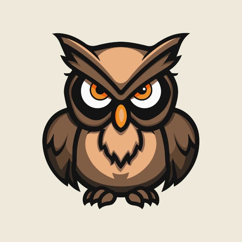 Bande dessinée hibou