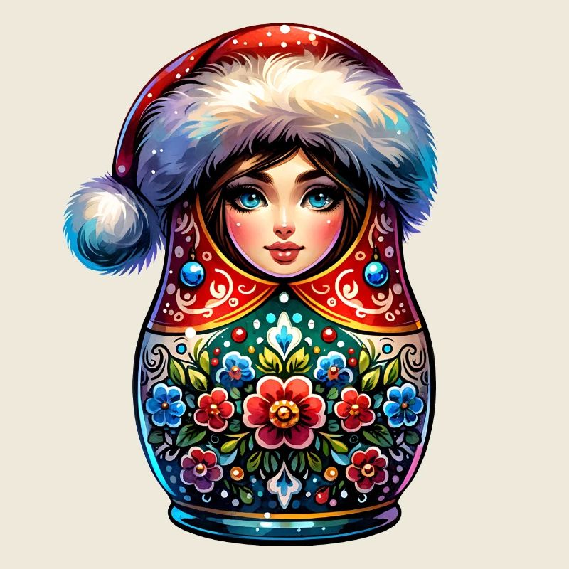 Matriochka russe Noël Russie