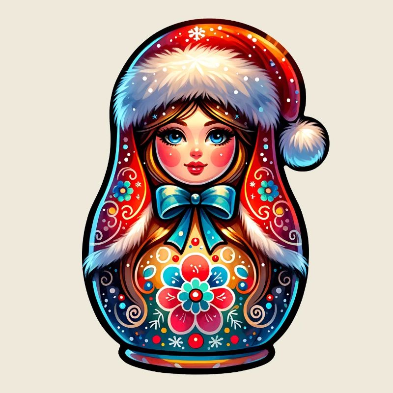 Matriochka russe Noël Russie