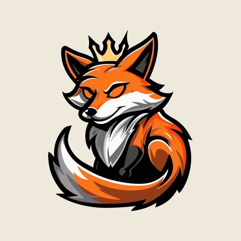 Couronne de dessin animé Fox