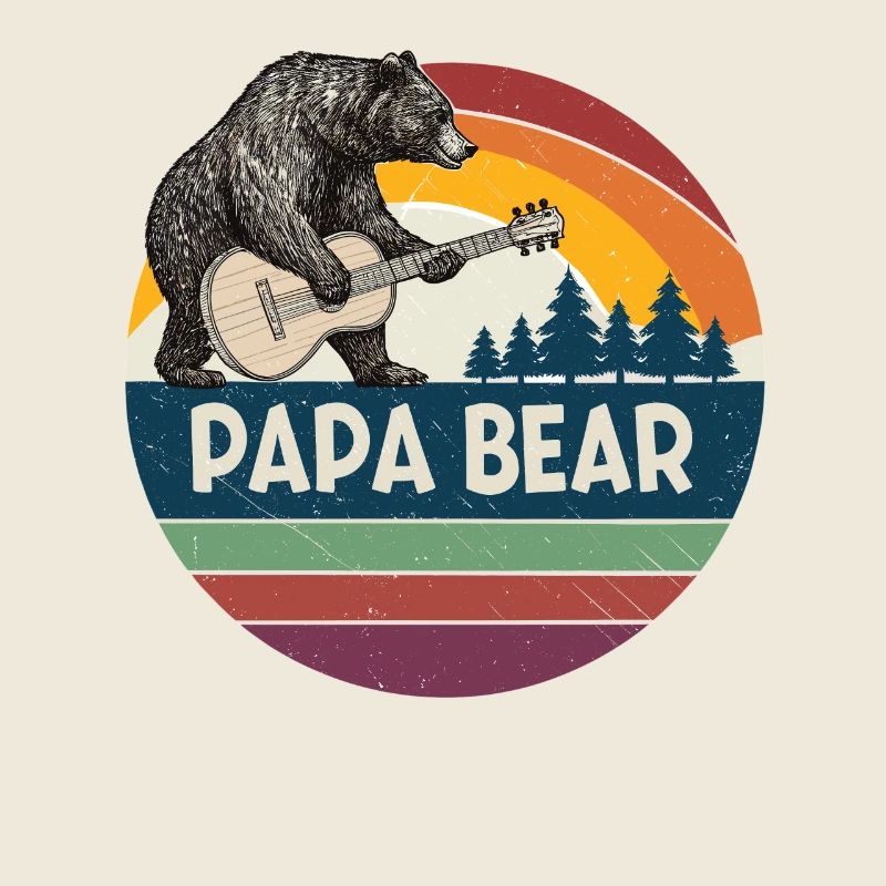 Papa Bear – Retro Design for Bear Lovers