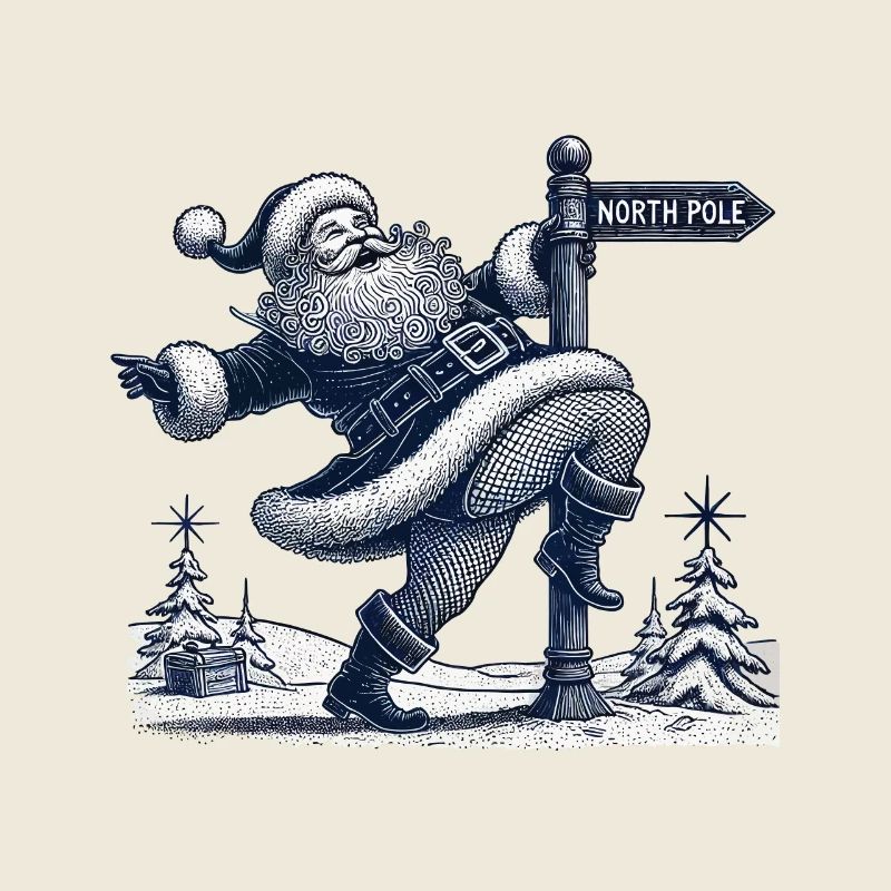 Drôle de Père Noël Pole Dance Fun