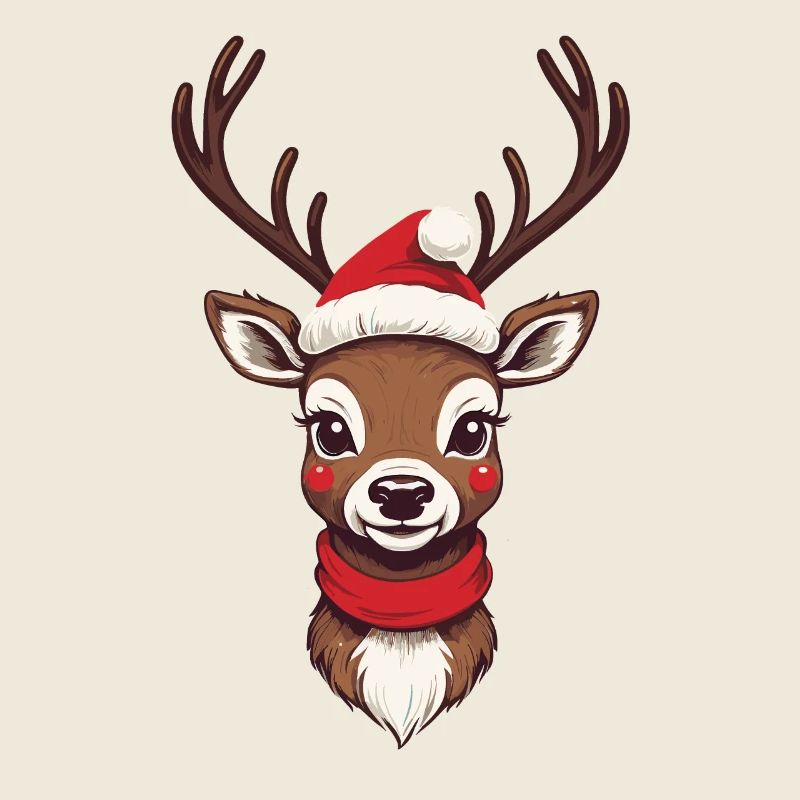 Look de Noël Joyeux Renne