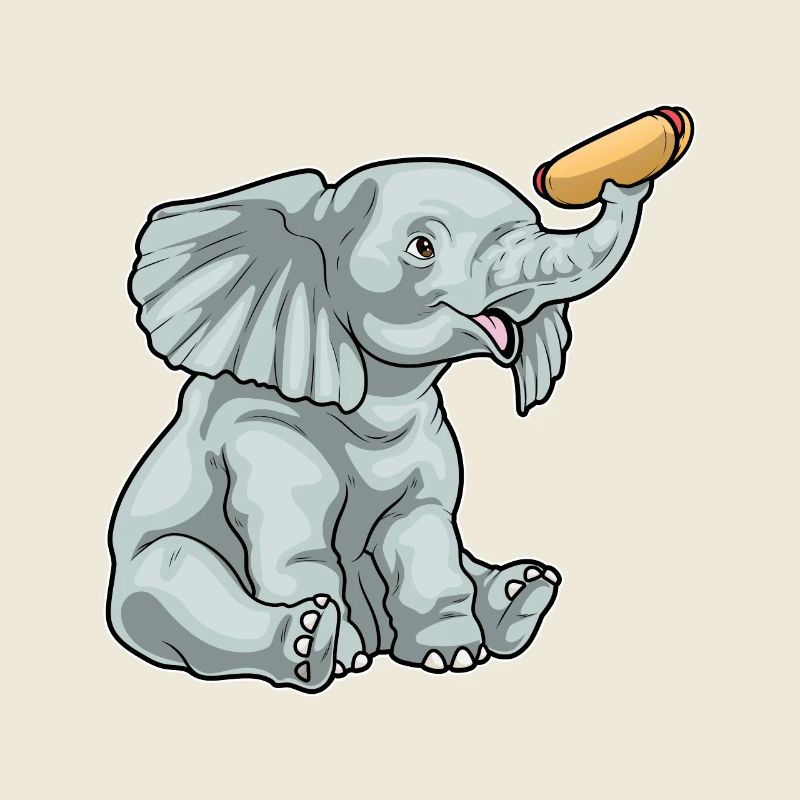 Hot-dog éléphant