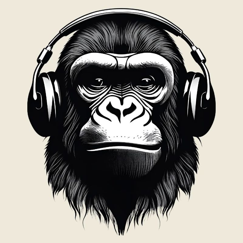 gorilla, primate, monkey