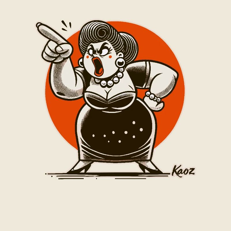 Big Mama schimpft mit dir