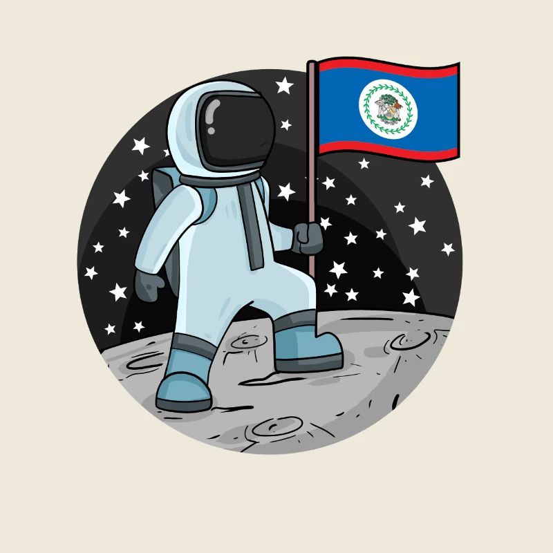 Drapeau astronaute Belize