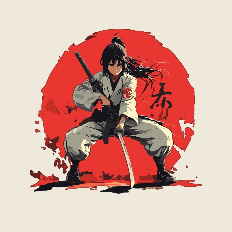 Conception de la Katana Swordswoman