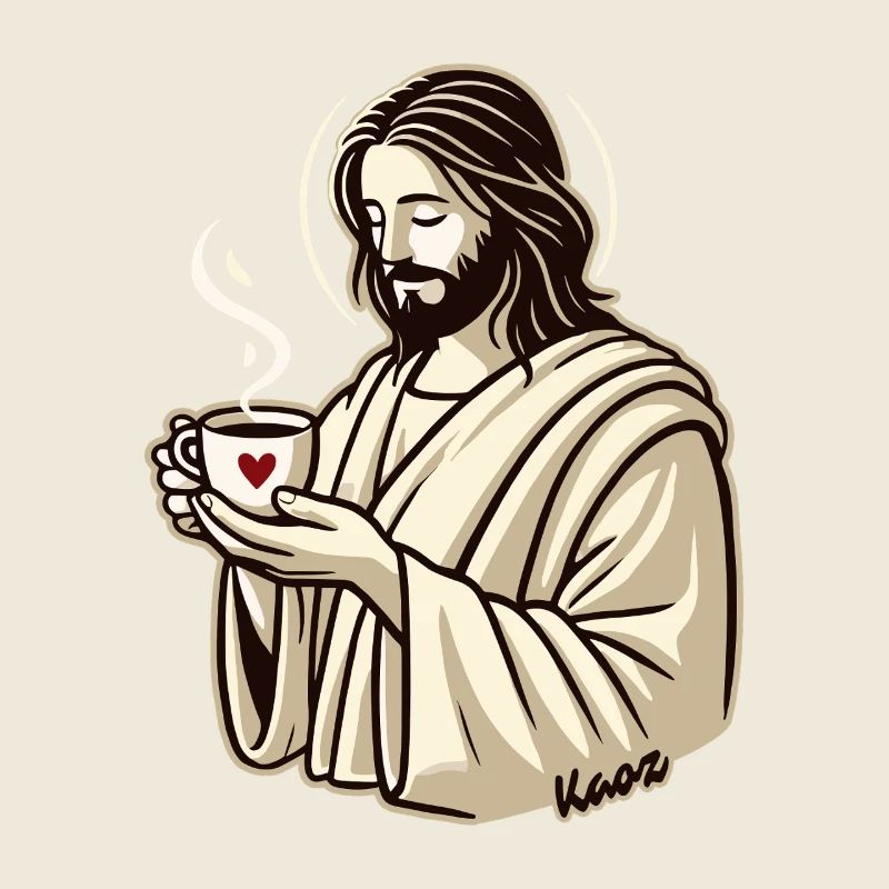 Jésus aime le café