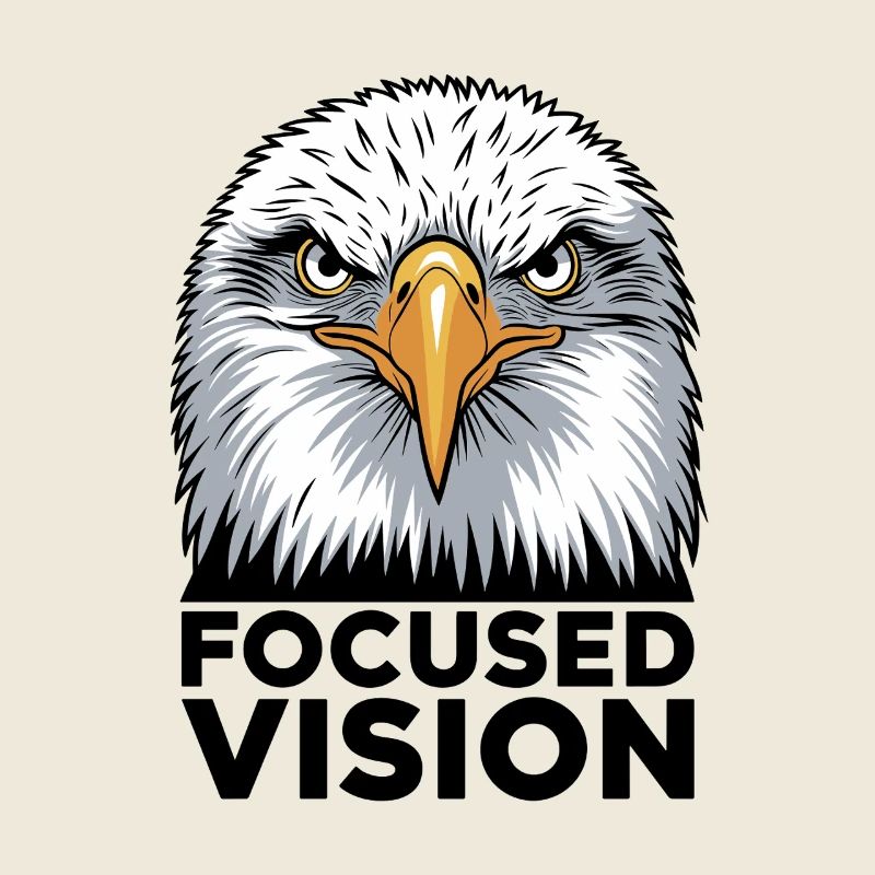 Citation inspirante de la vision d’un aigle concentré