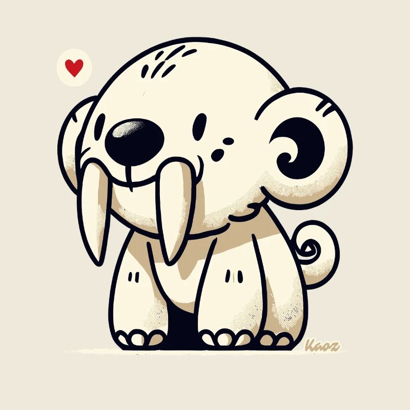 Cute Sabertooth Animal