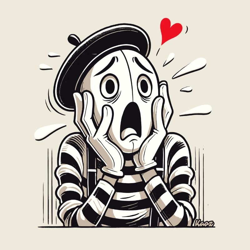 Dramatic pantomime – love or despair?