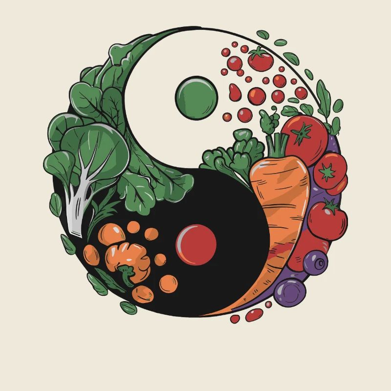 Yin Yang Équilibre Végétal