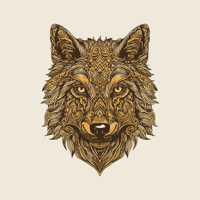 Wolf Porträt