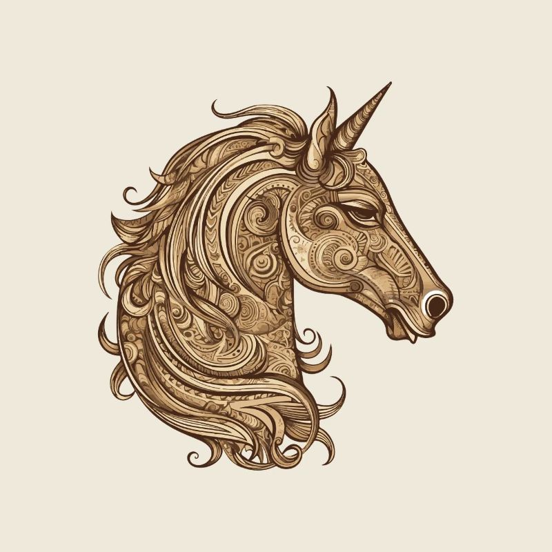 Einhorn Porträt