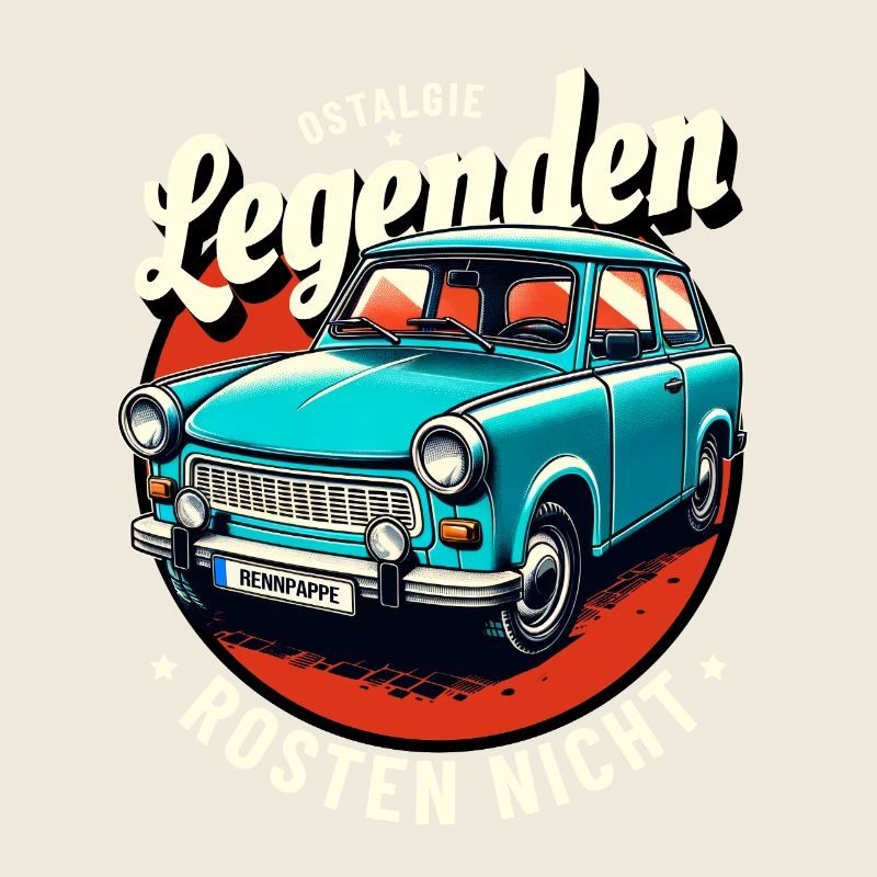 Ostalgie Legende Rennpappe  Trabi DDR Retro