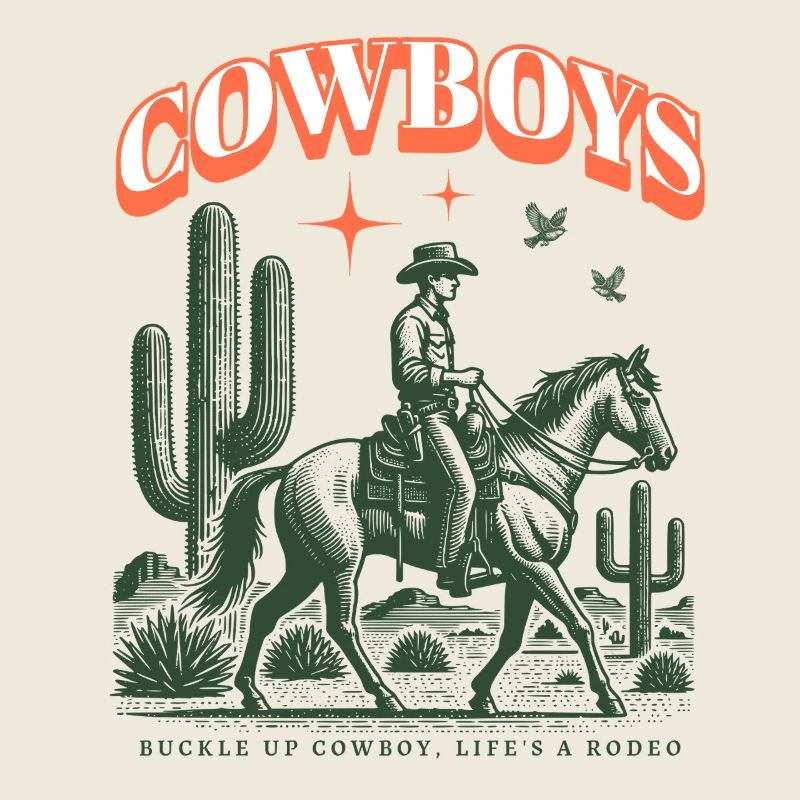 Balade de cow-boy – Look rétro western