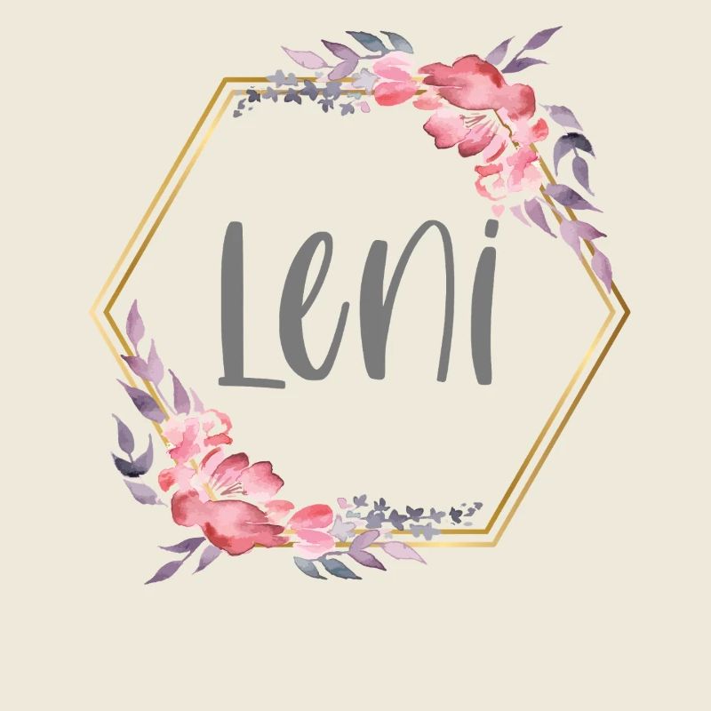 Leni Mädchen Name personalisiertes Geschenk