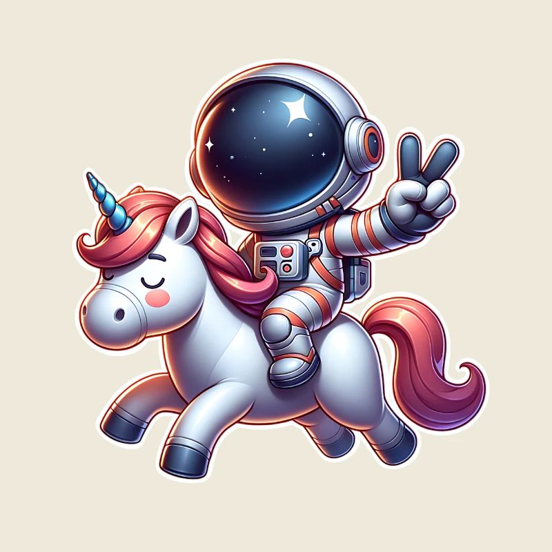 Astronaut Einhorn
