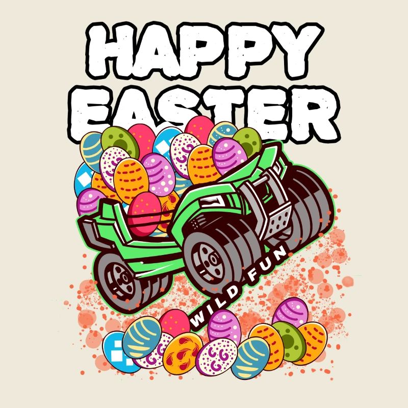 Happy Easter Monster Truck