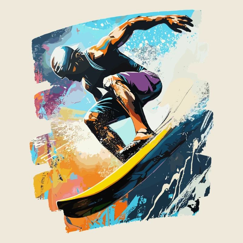 Surfer Surfing Surfboard Surfing
