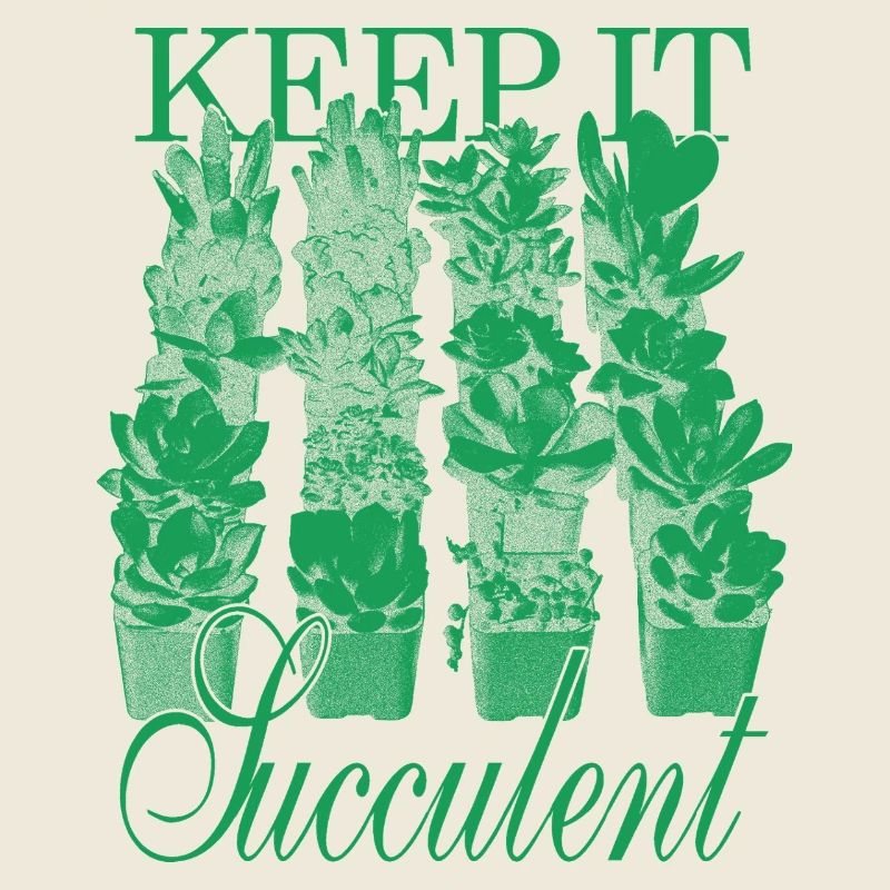Keep It Succulent - Succulentes vertes