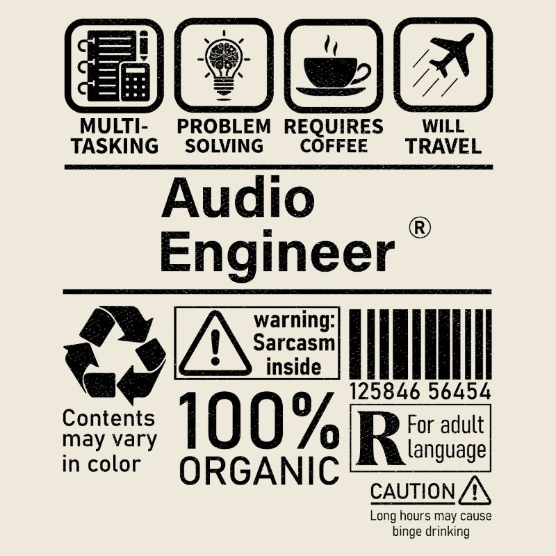 Audio Engineer multi tasking problem solving