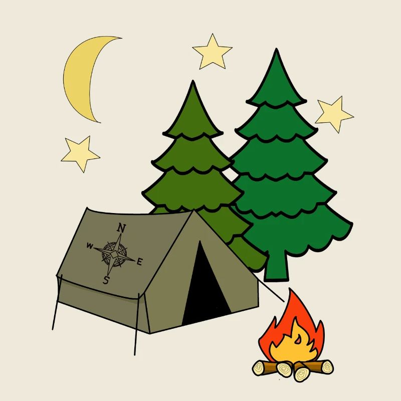 Zelt Campen Campen zelten Kompass Abenteuer