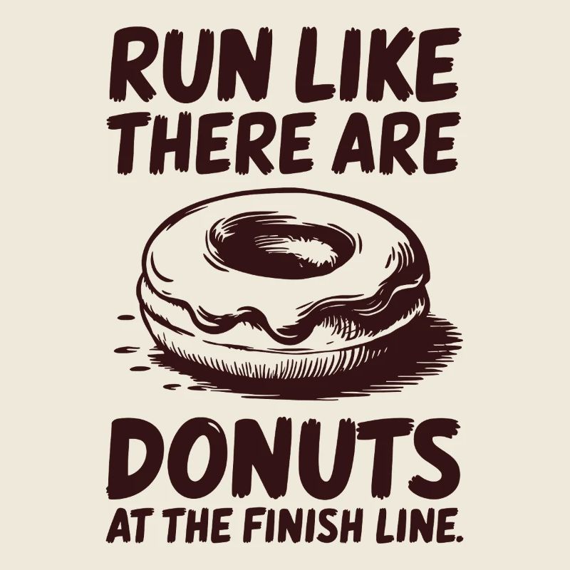 Run like a marathon runner with donuts at the finish