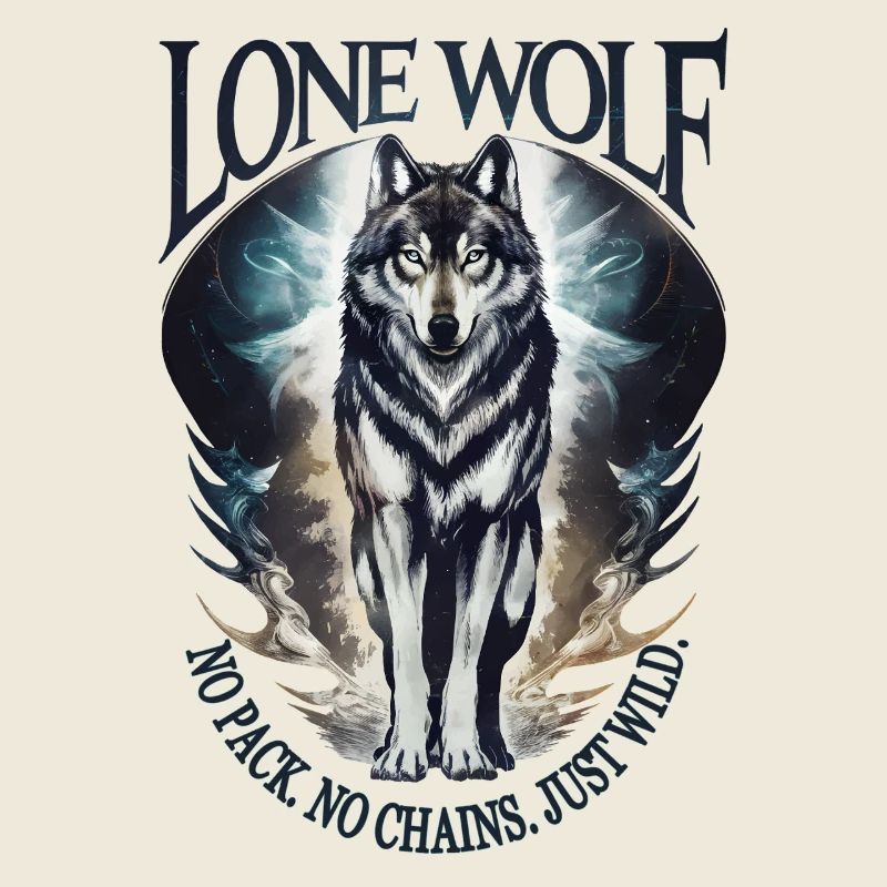 Lone Wolf - No Pack, No Chains, Just Wild