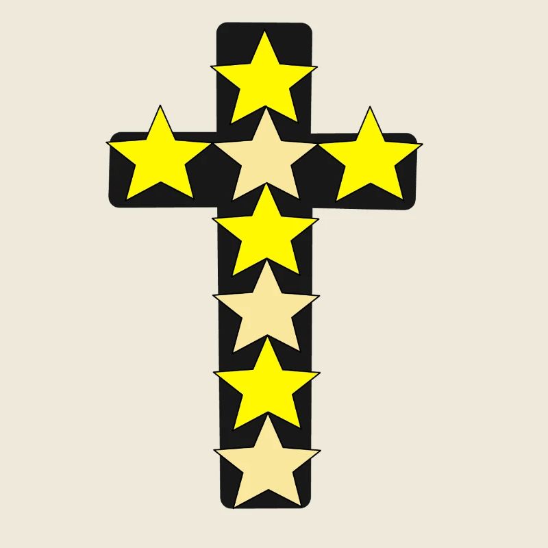 Cross Star Star Crosses Crucifix