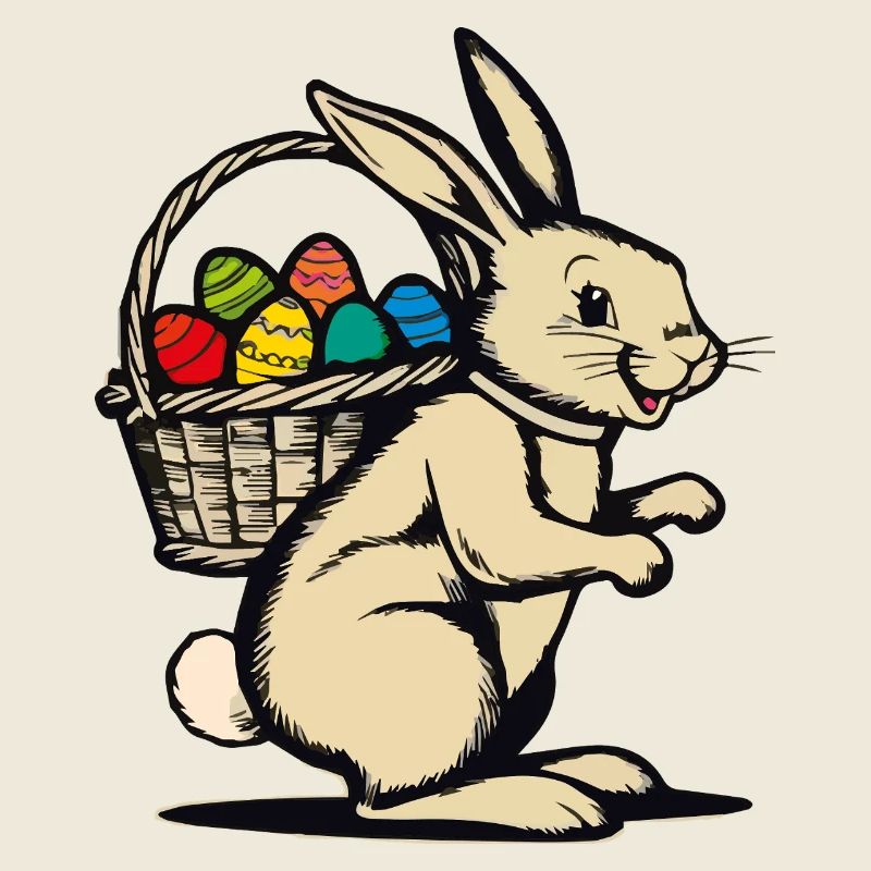 Retro Easter Bunny