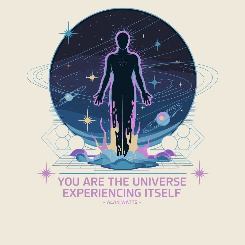 Être céleste | Alan Watts Citation Conception