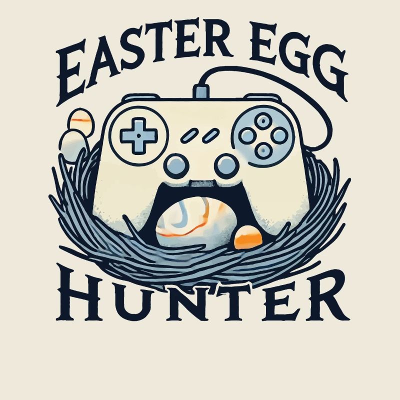 Easter Egg Jäger Gaming Controller Kunst