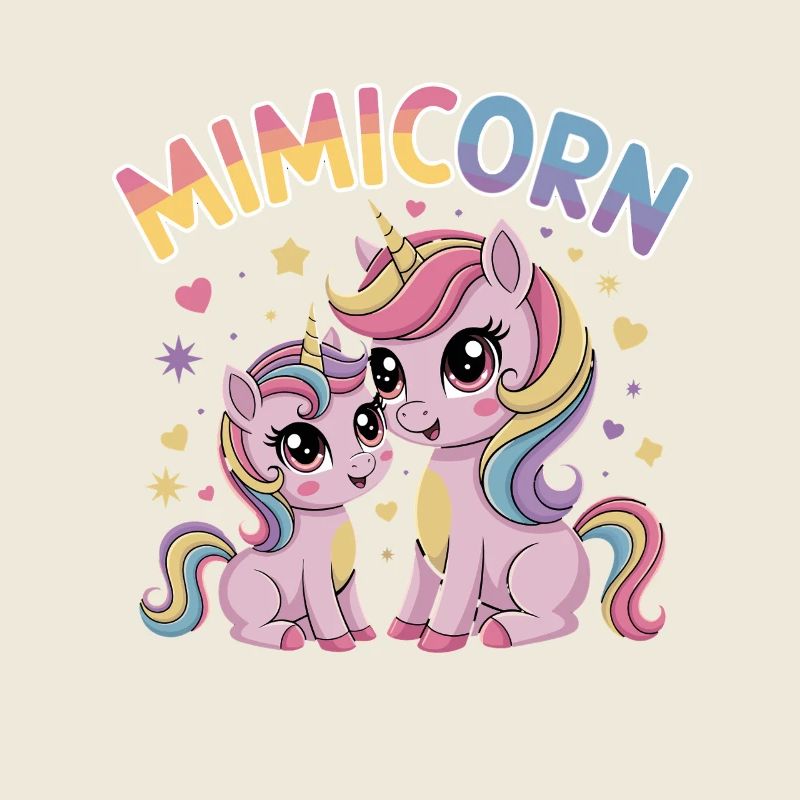 Zauberhafte Einhörner Mimicorn Regenbogen