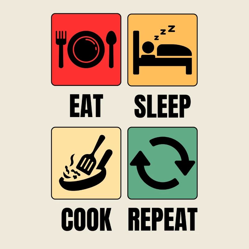 Funny Chef Saying Kitchen Motif