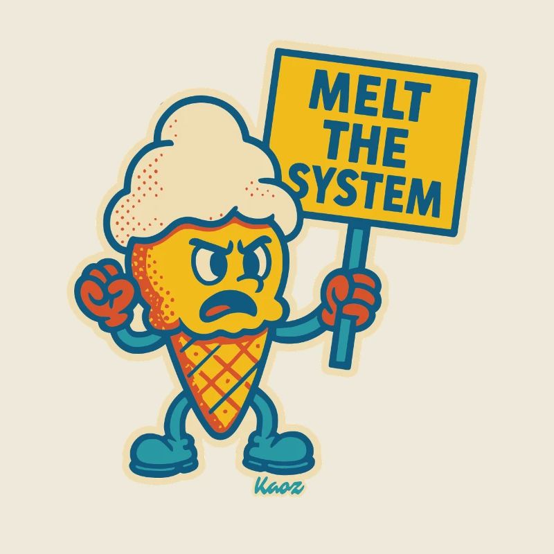 Rebellisches Eis mit „Das System schmelzen“