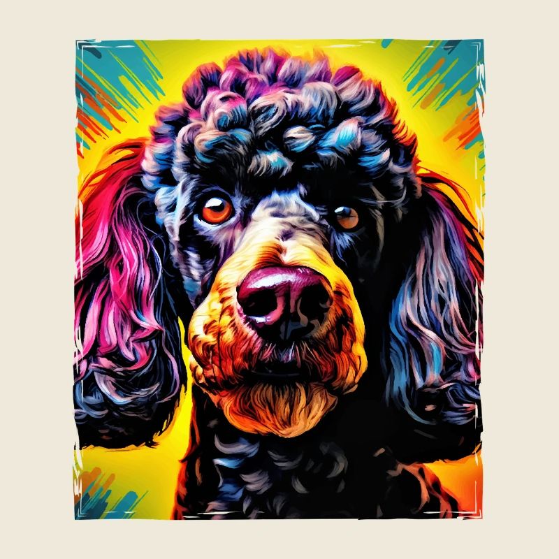 Poodle Dog Portrait