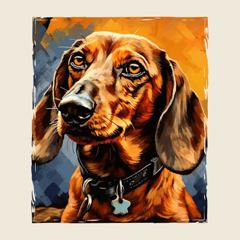 Teckel Chien Portrait Teckel