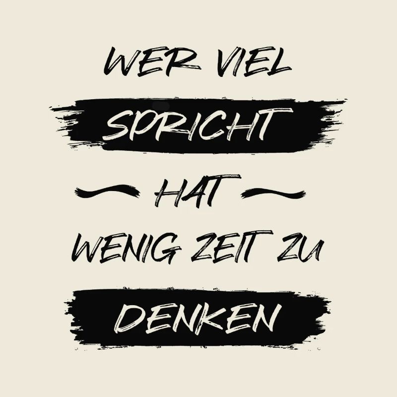 Si vous parlez beaucoup, vous avez peu de temps pour réfléchir