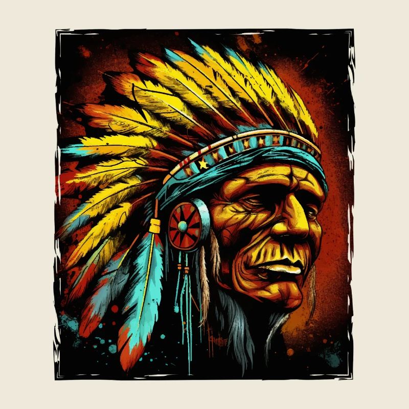 Apache Indian Chief Skull