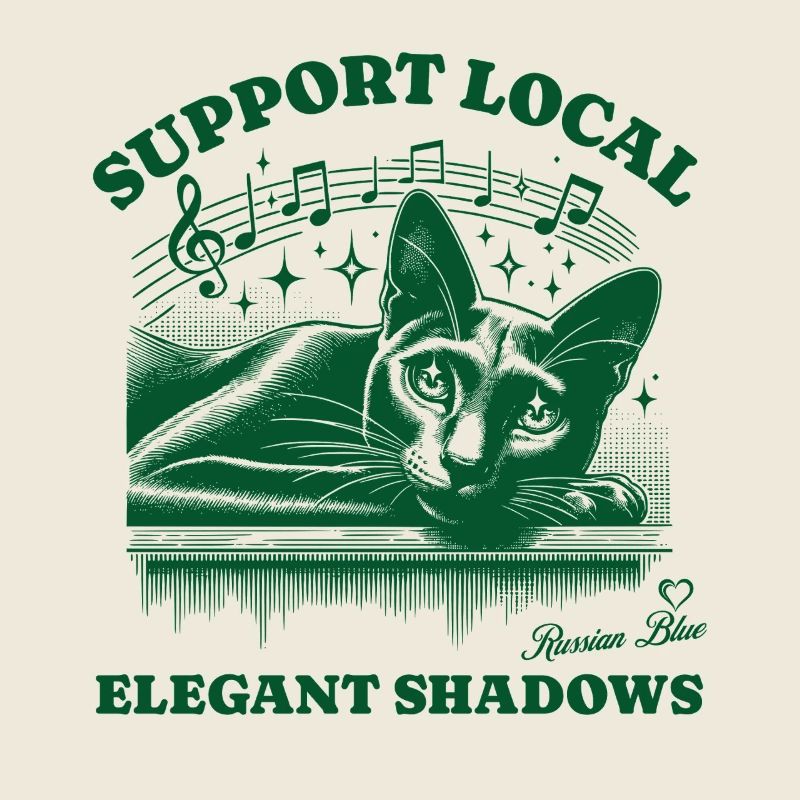 Cat Support Local Russian Blue