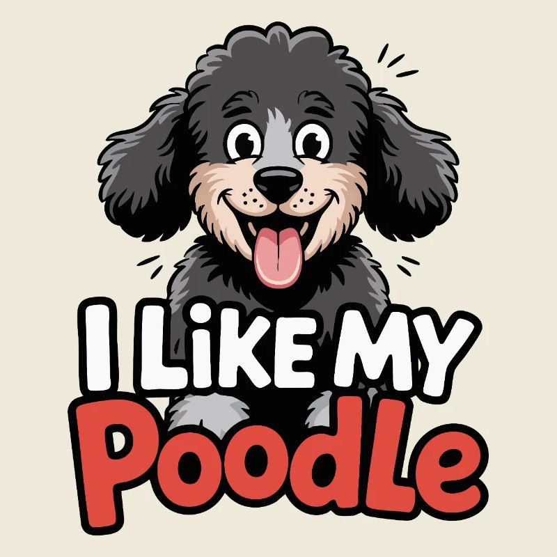J’aime mon Caniche Hundeliebe