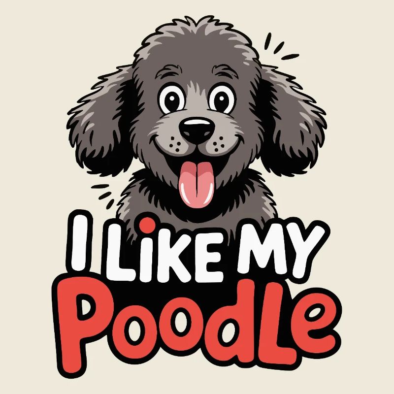 J’aime mon Caniche Hundeliebe